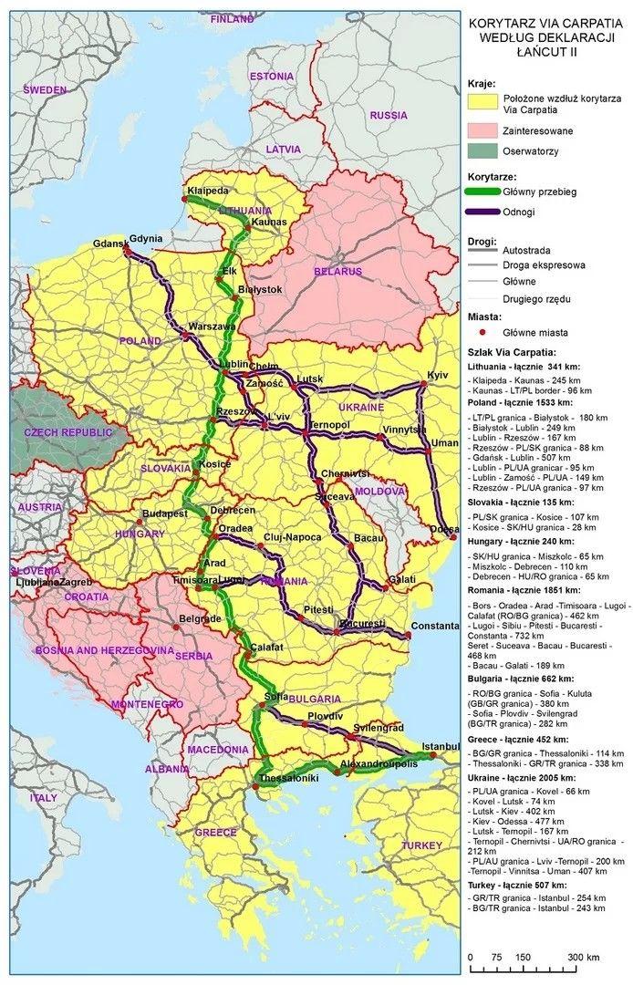 Via Carpatia este esențială pentru securitatea flancului estic al NATO. Sursa: <a target="_blank" href="https://www.gov.pl/static/mi_arch/2-514324a4ec938-1798419-p_4.html">Guvernul polonez</a>