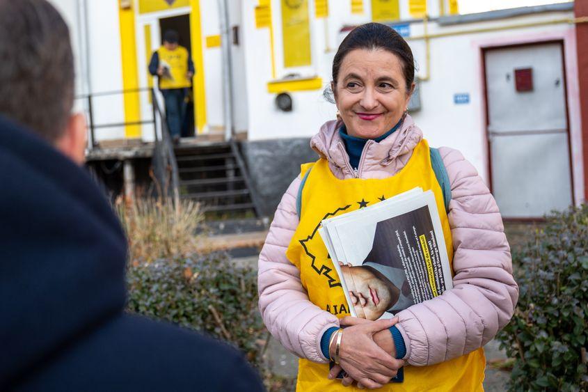 Proaspăt investită consilier local la Petroșani, Gabriela Iosip, o juristă cu ștate vechi în Complexul Energetic din Valea Jiului. Foto: Raul Ștef (c)