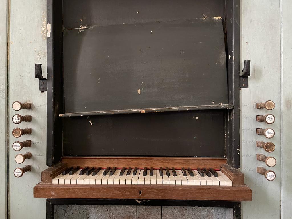 Orga bisericii din Dârjiu, inclusă în patrimoniul UNESCO. Foto: Arhiva personală Electric Brother