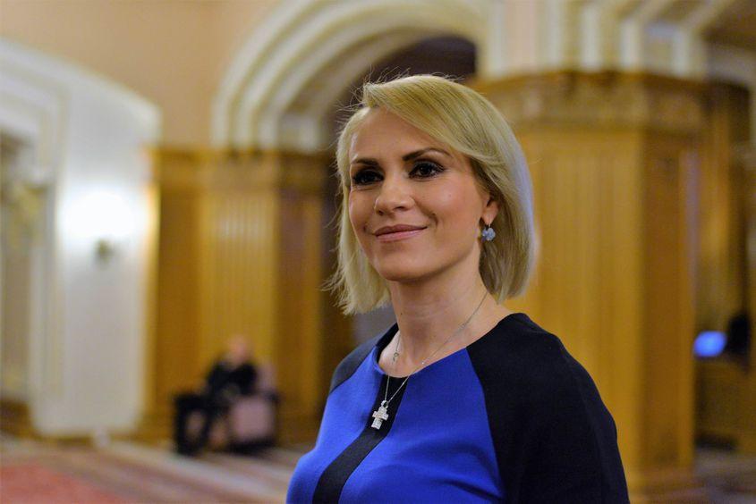 Gabriela Firea, „candidata la candidatură”. Foto: Lucian Muntean