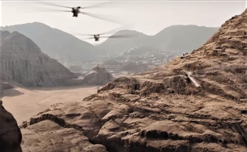 Ornitoptere în deșert, varianta Villeneuve, 2020