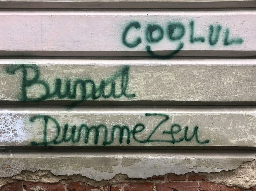 Imaginile de aici aparțin autorului. Am ales să ilustrez acest articol cu câteva graffiti mai proaspete de prin Cluj.