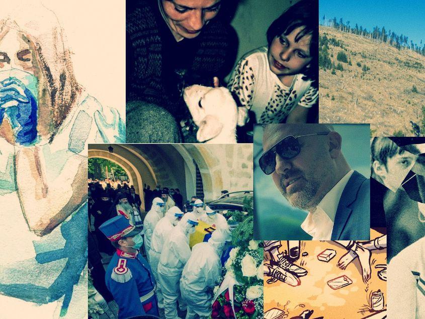 Un an plin de articole de calitate. Colaj: fotografiile de deschidere ale materialelor citate în articol.