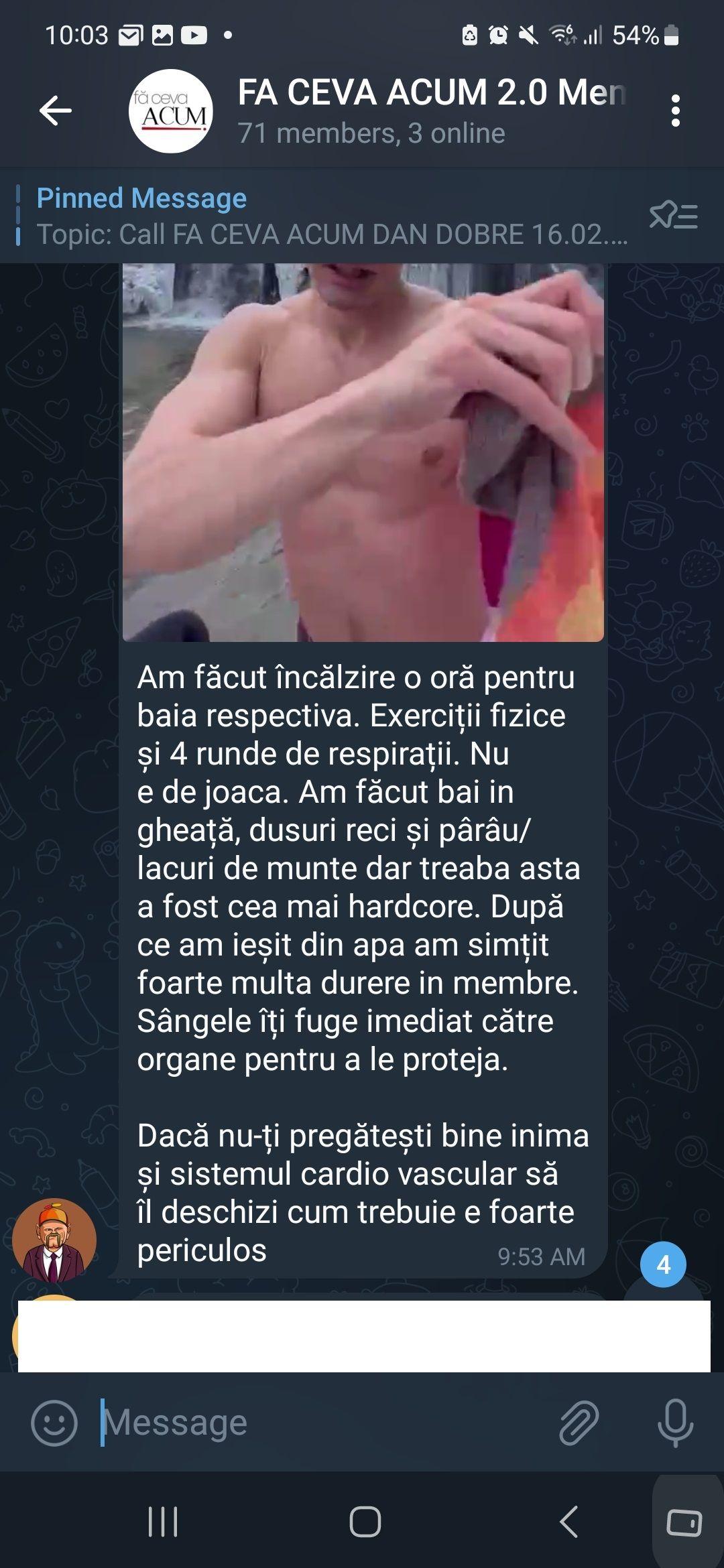 Cezar și Dan Dobre sunt mari fani ai băilor în apă înghețată