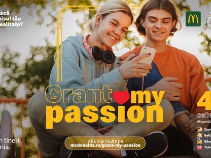Grant My Passion: noul program prin care McDonald's sprijină tinerii ambițioși și talentați (P)