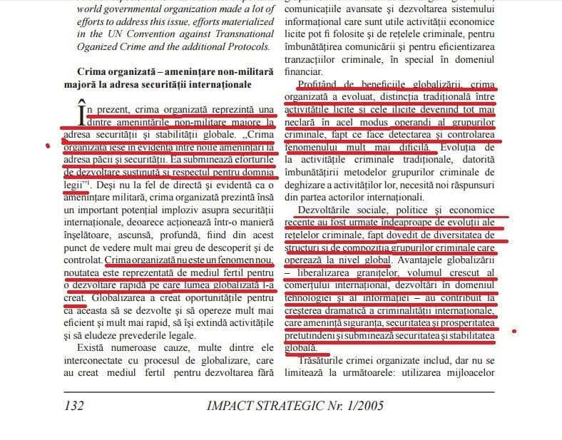 Facsimil din articolul semnat de Ana Maria Papuc.