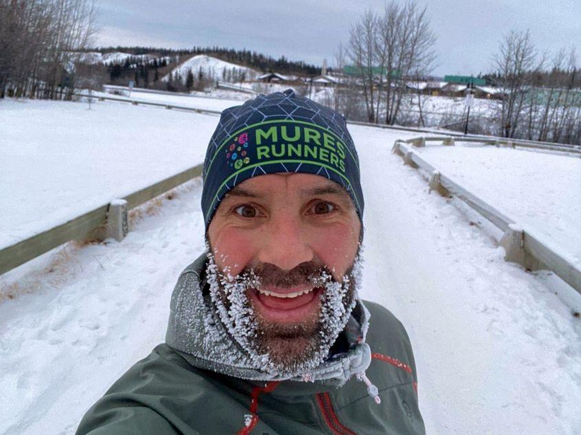 Tibi la Tășuleasa Social, fericit de prima alergare pe zăpadă a sezonului