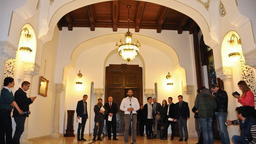 Declarații de presă după consultări.