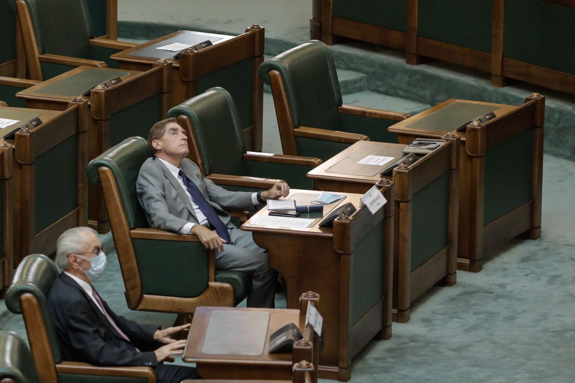 Petre Roman la un eveniment ocazionat de marcarea a 30 de ani de existență postdecembristă a Senatului, în Senatul României, joi, 10 septembrie 2020. Foto: Inquam Photos / George Călin