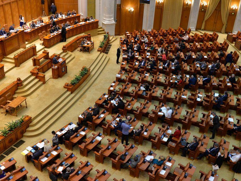 Deputații au dezbătut Ordonanța plagiatelor timp de 5 minute. Foto: Lucian Muntean
