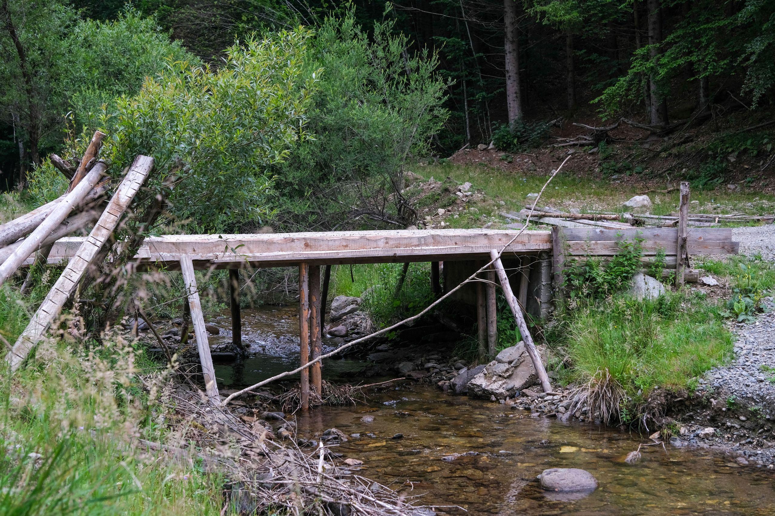 Podul reabilitat de la Frăsinet. Foto: Raul Ștef