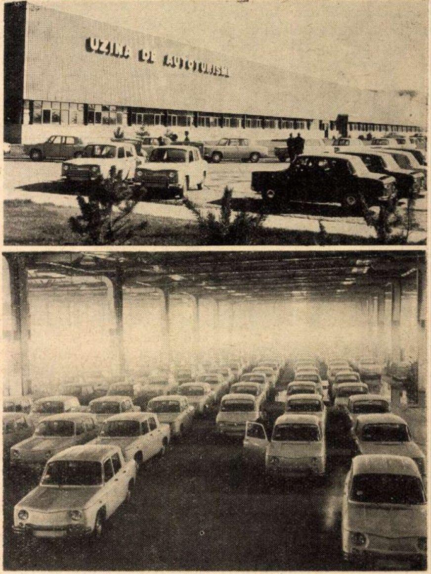 Producția începea cu asamblarea unei mașini 100% franțuzești: Renault 8, sub numele Dacia 1100. Foto: Foaia Românească, 1969 / <a target="_blank" href="https://adt.arcanum.com/ro/discover/" target="_blank" rel="noreferrer noopener">Arcanum</a>