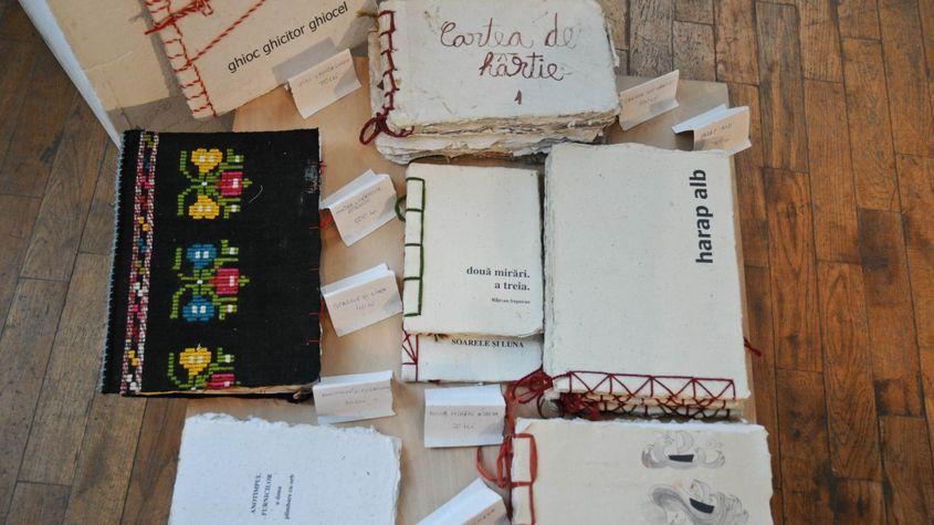 Câteva dintre cărțile create de meșterul hârtier.