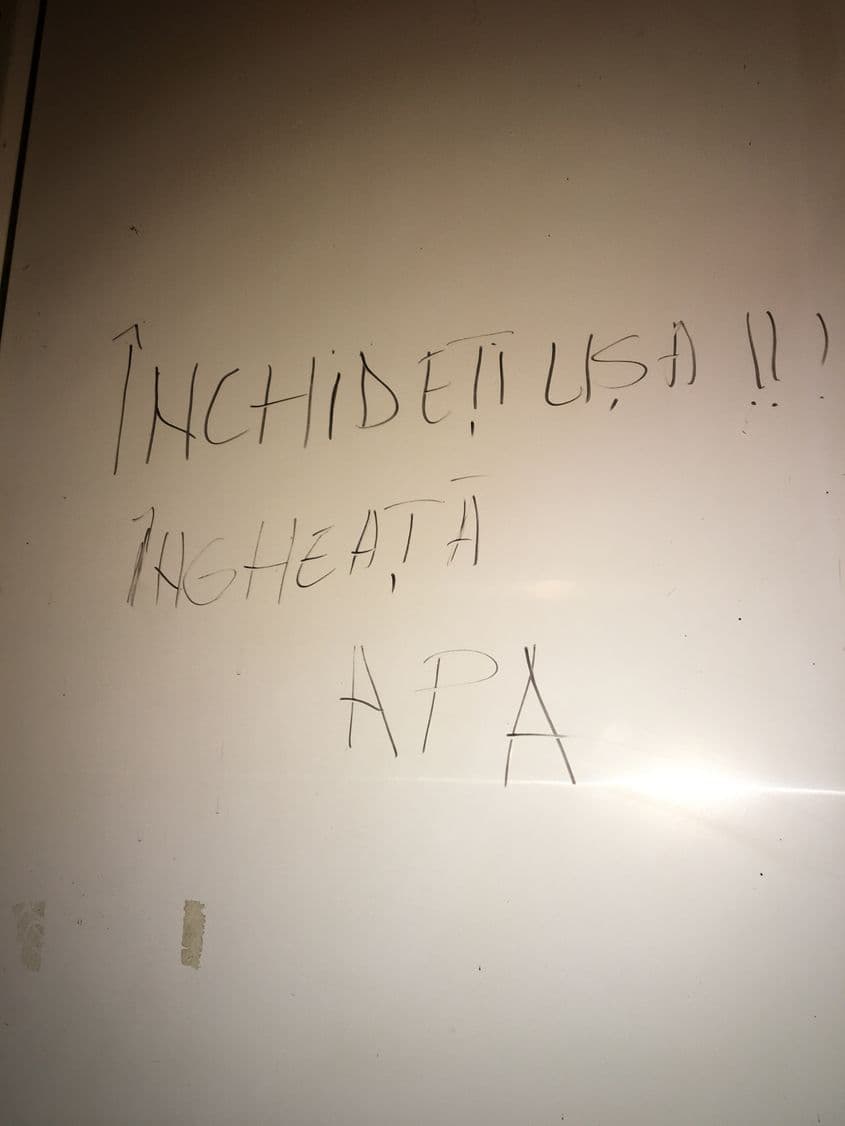 Fotografii dintr-una din clădirile construite de Traian Onuc în Cluj-Napoca. Foto: Bianca Felseghi