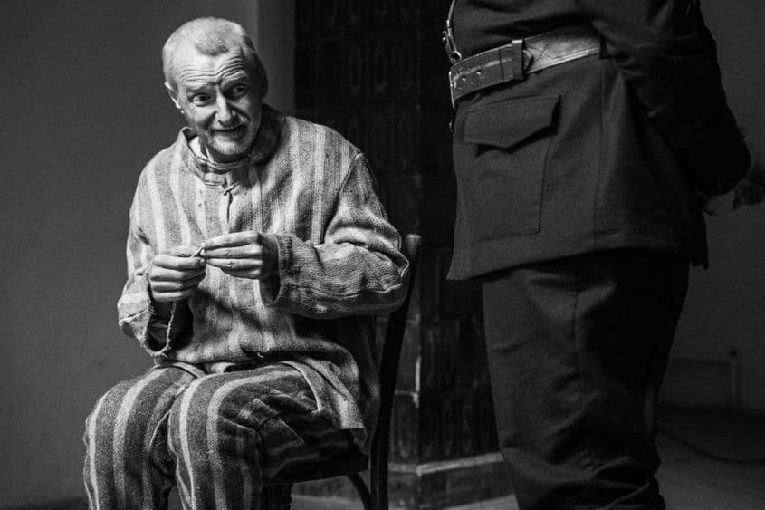 Poetul Enache Viziran, personaj fictiv jucat de Richard Bovnoczki