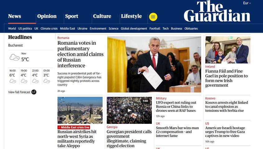 Captură The Guardian