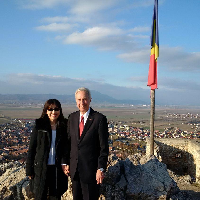 La Alba Iulia, primul oraș vizitat în afara Bucureștiului, în noiembrie 2015. Foto: Arhiva personală