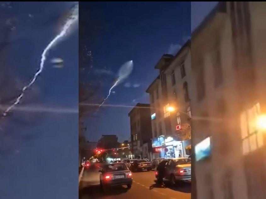 Rachete hipersonice trase de Iran spre aliații SUA din Golf. Sursa: captură video Iran International