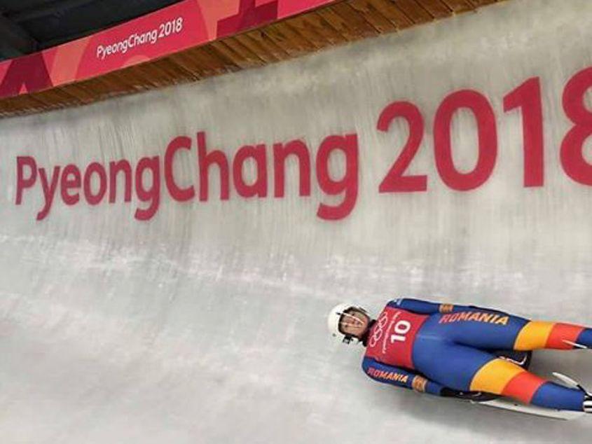 Raluca Strămăturaru, în acțiune la PyeongChang.
Foto: Arhiva personală