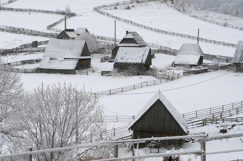 Iarna în Apuseni. Foto: Voicu Bojan