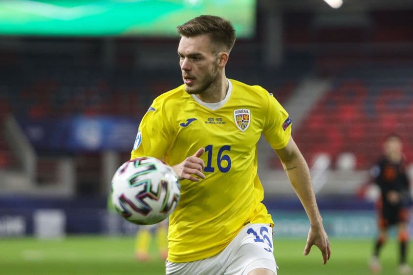 Meciul de fotbal dintre Romania U21 si Olanda U21, din faza grupelor Campionatului European de tineret, disputat pe arena Bozsik din Budapesta, Ungaria, miercuri, 24 martie 2021. Inquam Photos / Ciprian Petcut