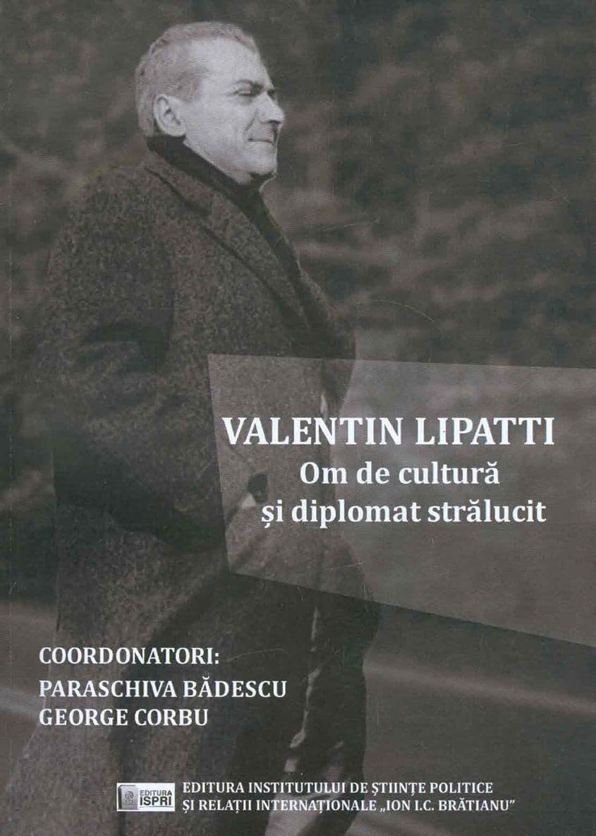 Coperta volumului pe care Paraschiva Bădescu şi George Corbu i l-au dedicat lui Valentin Lipatti.