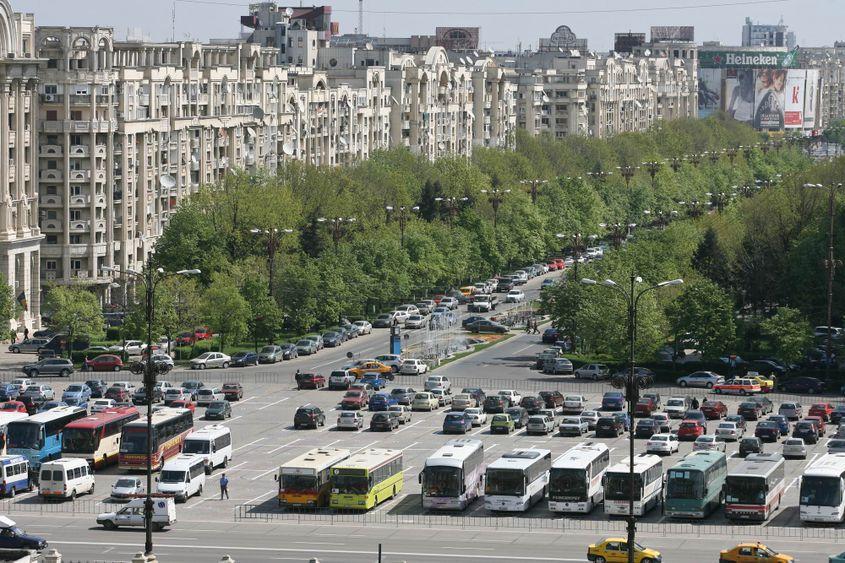 Piața Constituției din București. Foto: Lucian Muntean