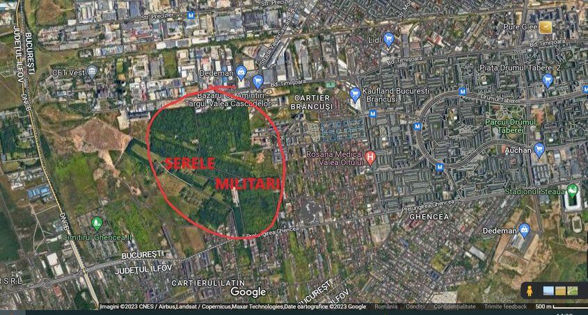 Cu niște costuri reduse, în Prelungirea Ghencea nr. 238 ar putea fi amenajat un parc de care să se bucure toți locuitorii din Militari, Prelungirea Ghencea și chiar și Drumul Taberei