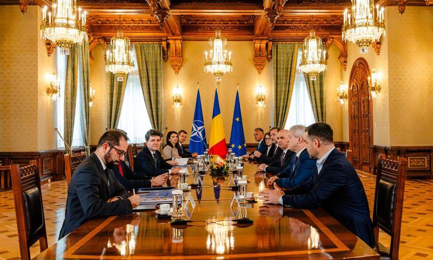 Liderii PNL la consultările de la Palatul Cotroceni de miercuri, 22 aprilie Foto: presidency.ro