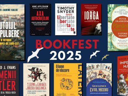 BOOKFEST 2025 - Recomandările noastre pentru raftul tău de istorie