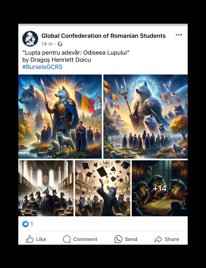 Dragoș Doicu s-a apucat de scris poezii. Captură de ecran via Facebook