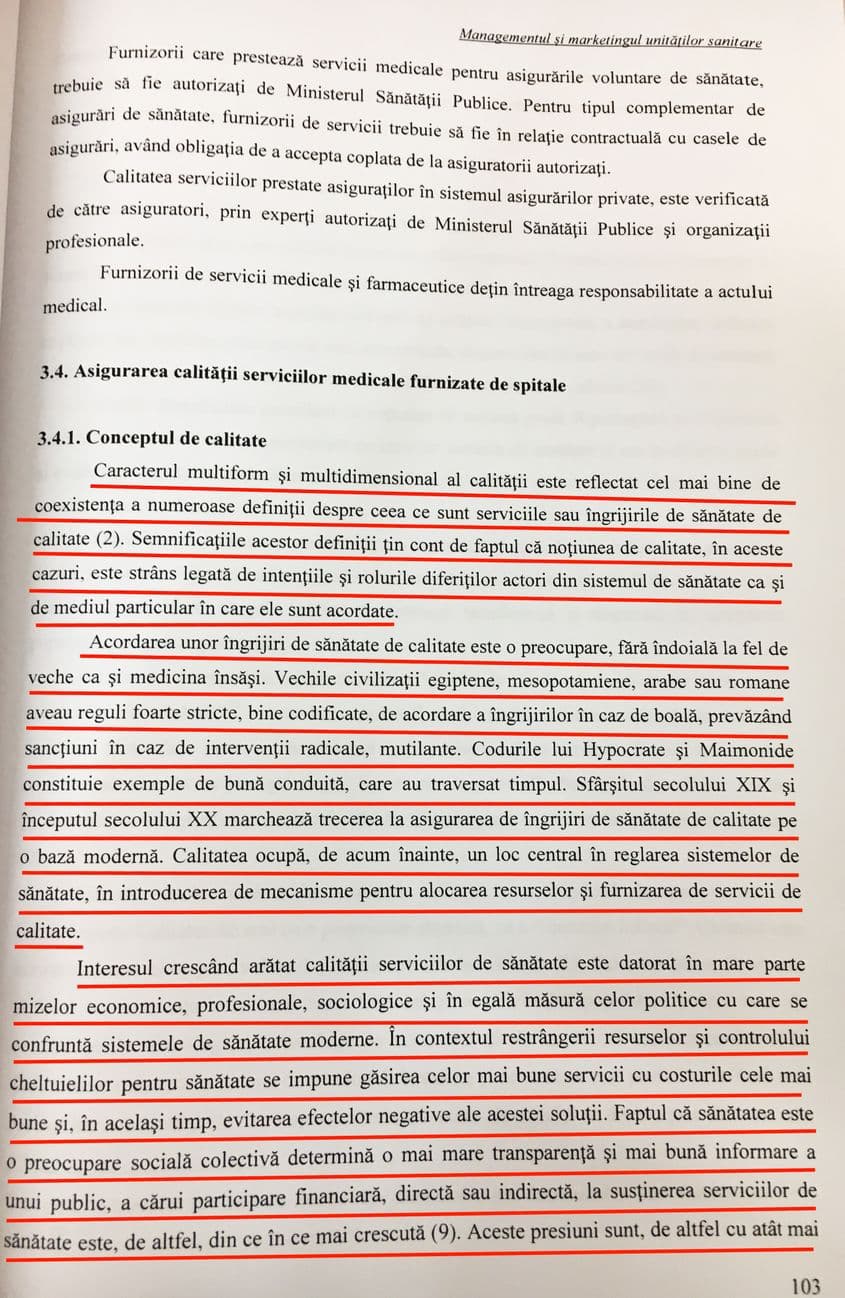PLAGIAT. Pagina 103 a tezei lui Florian Bodog.