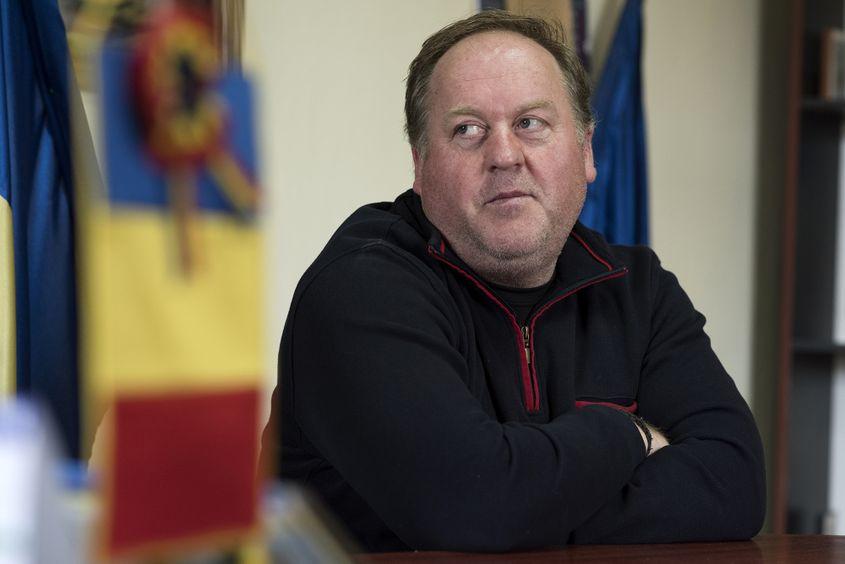 Ovidiu Banda, primarul din Drăgănești (Bihor).