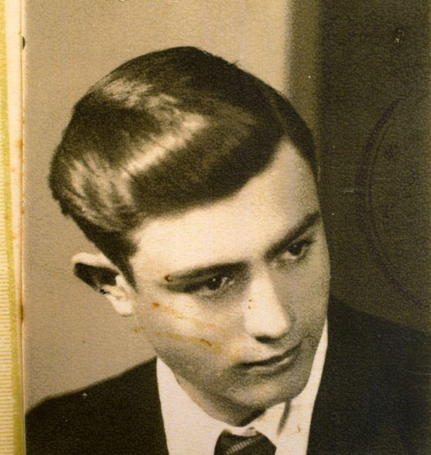 Emil Drăgan, la 18 ani. Foto: Arhiva personală