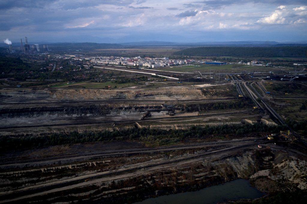 Cariera Roșia din Gorj, cea mai importantă exploatare a C.E.O., proaspăt închisă. Foto: Bankwatch