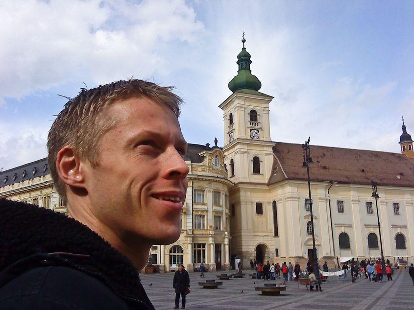Gunnar Garfors la Sibiu. Foto: Arhiva personală
