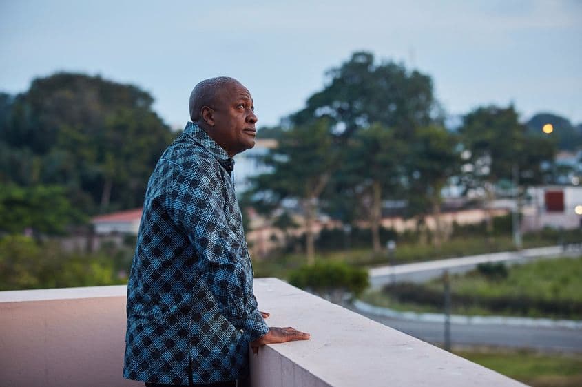 Președintele ghanez John Mahama în campanie electorală. (c) Tudor Vintiloiu/Majoritas