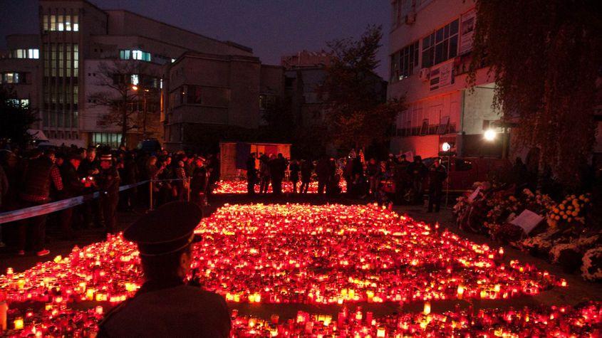 Comemorare a victimelor din Colectiv. Foto: Lucian Muntean