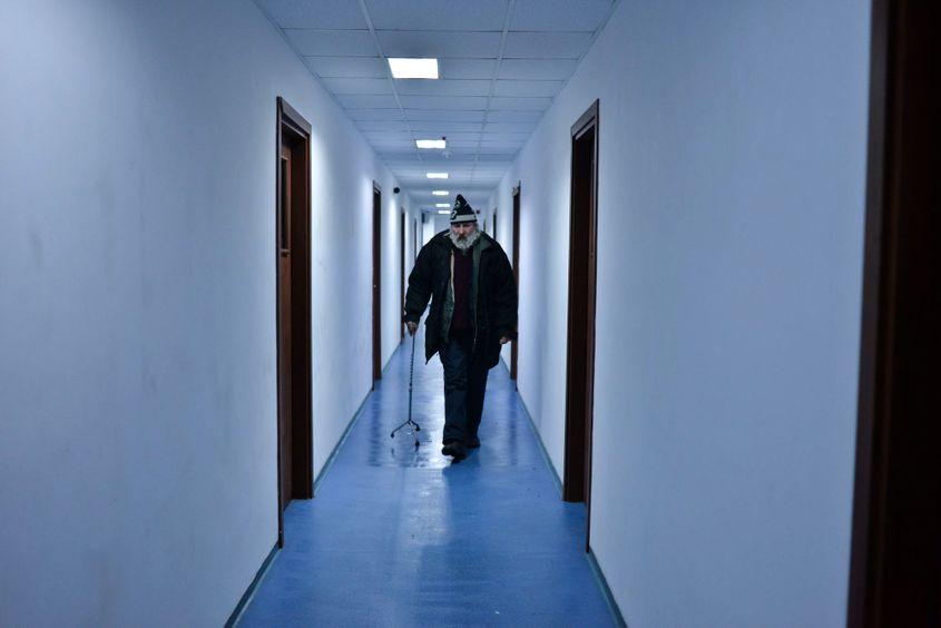 Imagine din adăpostul „Sf. Ioan”.