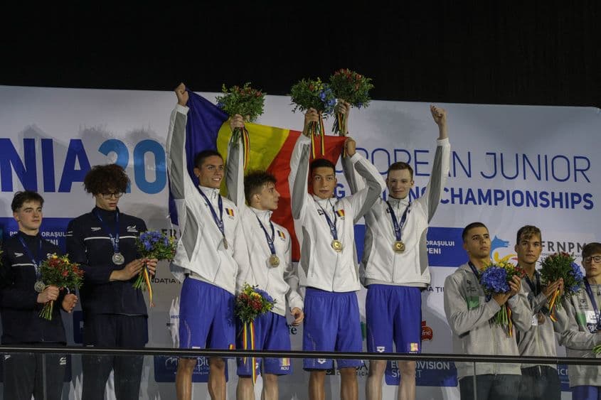 Vlad Stancu la campionatele europene de înot „LEN European Aquatics", organizate în Otopeni, Ilfov, 5 iulie 2022. Inquam Photos / Octav Ganea