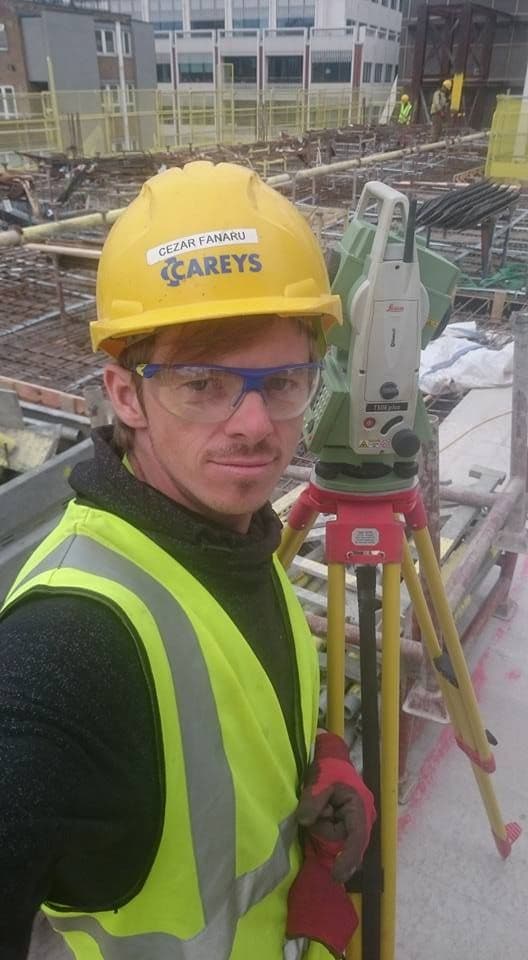 Cezar Fănaru, la muncă. Foto: Arhiva personală