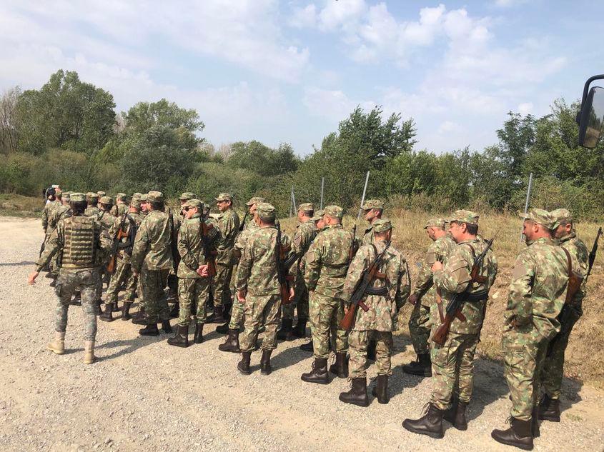 Acțiune de instruire a militarilor rezerviști septembrie 2024. Foto: Mihnea Lazăr / PressOne