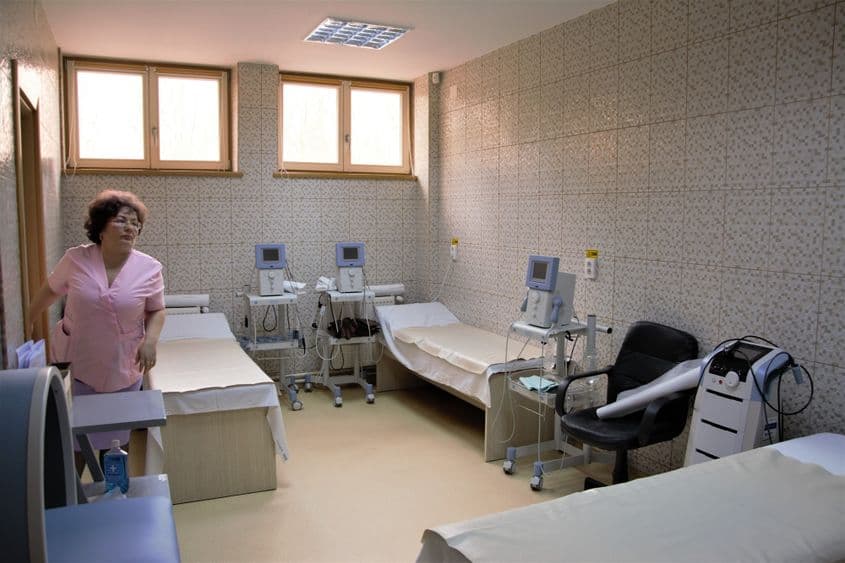 Altă imagine din interiorul Spitalului Comănești.