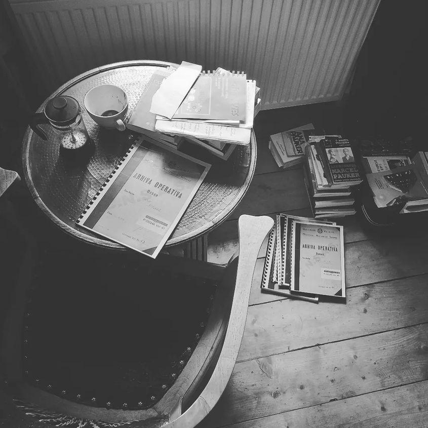 Dosarele Anei Pauker. Foto: Arhiva Daniela Rațiu