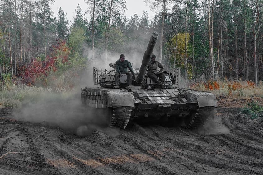 Tanc T-64 gata de luptă în regiunea Donbas. Imagine ilustrativă. Foto: ID 196188981 © Vadym Farion | Dreamstime.com
