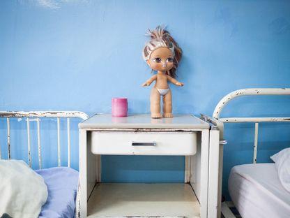 Harta județelor, cu numărul paturilor de spital