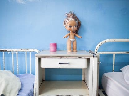 Harta județelor, cu numărul paturilor de spital