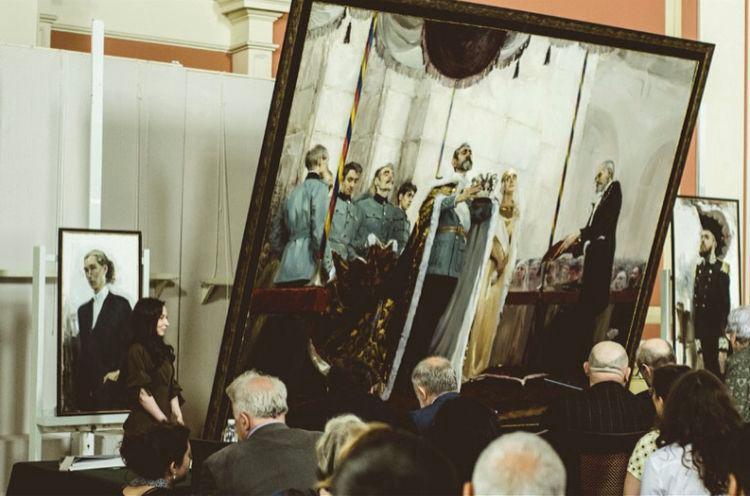 Susținerea licenței Elenei Bria la Academiei Imperială de Arte din Sankt-Petersburg, Rusia, 2018. Foto: arhiva personală a artistei.