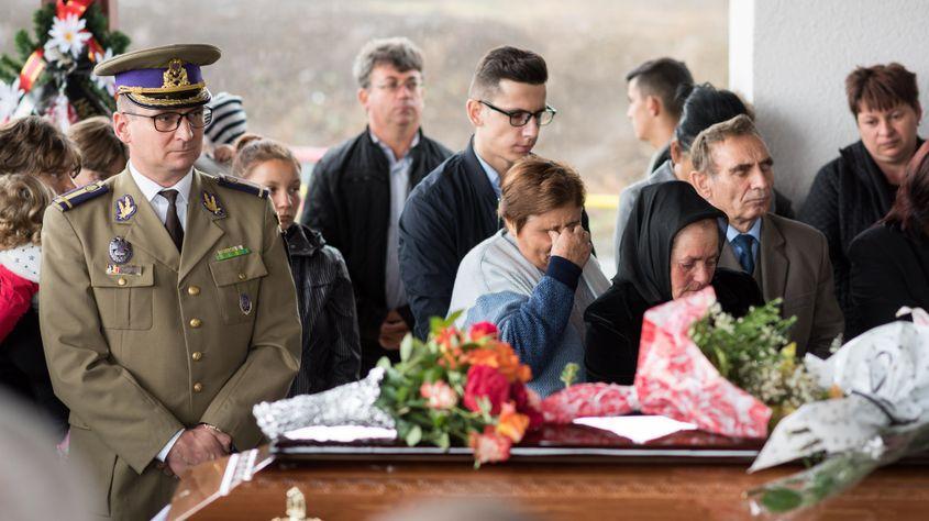 Colceriu, la înmormântarea lui Dumitru Șomlea.