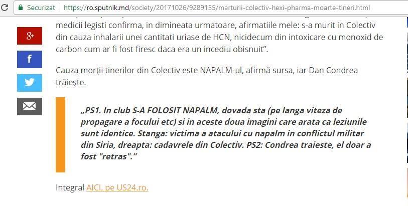 Materialul din Sputnik România.